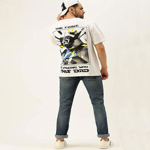 Camiseta de gran tamaño personalizada y pantalones cortos de malla de secado rápido para hombres Ropa informal con estampado de manga corta con cuello redondo de fabricantes - Product Image 5