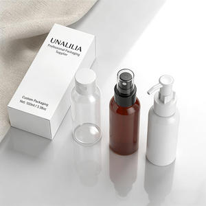 Botella Redonda Cosmo Delgada de Plástico PET de 100 ml al por Mayor para Loción, Suero, Aceite, Envase Personalizado para Cosméticos, Perfume, Pulverizador con Bomba - Product Image 3