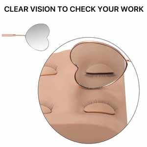 Nuevo Espejo de Maquillaje para Pestañas Azul Espejo, de Acero Inoxidable, con Diferentes Formas Sostenibles, Precio Competitivo con Logotipo - Product Image 3