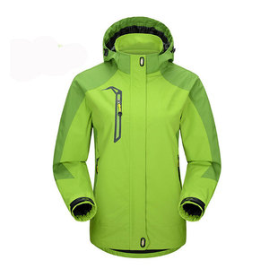 Chaqueta Cortavientos Impermeable para Mujer, Chaqueta Softshell de Poliéster Ligera, Impermeable con Capucha para Senderismo y Viajes - Product Image 4