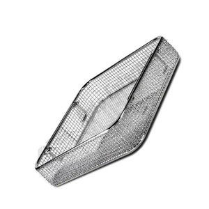 Plateau de stérilisation en maille métallique en acier inoxydable pour instruments médicaux avec poignée, pour instruments chirurgicaux et autoclave - Product Image 3