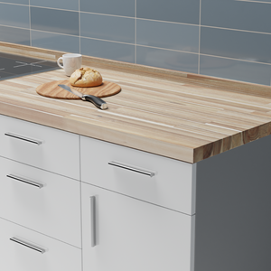 Armoires de cuisine modulaires écologiques blanches, portes en bois massif MDF, finition peinte, design moderne Shaker, RTA, personnalisable, ensemble complet - Product Image 1