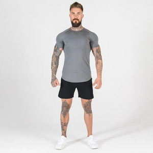 Muscle Mens Sportswear Short Sleeve Athletic Quickly Drying Tight Sport Compression T-shirt <b>Polyester</b> Fitness Shirt Gym <b>Tshirt</b> - Product Image 6