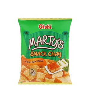 Stock Lots Oishii Origine du Vietnam Croustillant Épicé Fruits de Mer Snack Sans Couleurs Artificielles 32g - Product Image 1