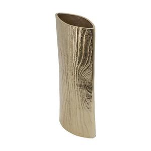 Jarrón de Mesa Rústico de Bronce Hecho a Mano con Textura de Madera, Adorno Decorativo para el Hogar, Sala de Estar, Decoración Moderna, Jarrones para Flores - Product Image 1