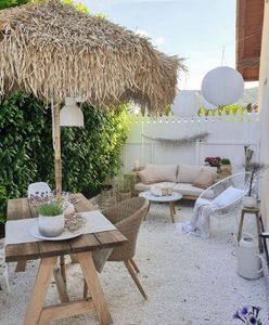 Sombrilla Tiki de Bambú Natural para Jardín, Parasol con Techo de Paja, Protección Solar para Resort, Hotel, Cafetería, Venta al por Mayor Kingcraftviet - Product Image 4