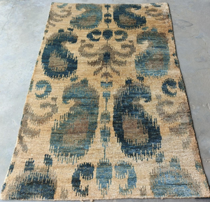 Natural Hand Knotted Eco Friendly Jute <b>Carpet</b> Abstract Pattern for Living Room Bedroom Hallway Area Rug Rustic Floor Covering - Product Image 2