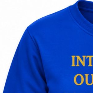 Sudadera con cuello redondo azul para mujer Sigma Gamma Rho, jersey de manga larga personalizado para hermandad griega, ropa casual universitaria y urbana - Product Image 3
