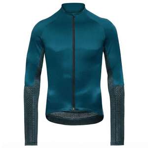 Custom <b>Men</b> Thermal Long Sleeve Cycling Jersey Windproof Breathable Fleece Lined Road <b>Bike</b> <b>Jacket</b> Training Bicycle Clothing - Product Image 4