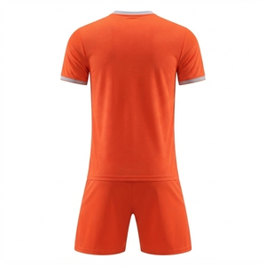Conjunto Completo de Uniforme de Fútbol, Jersey Transpirable con Pantalones Cortos a Juego, Ligero, para Entrenamiento Deportivo, Competencia y Partidos - Product Image 3