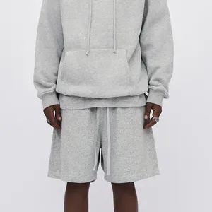 Conjunto de Sudadera con Capucha y Pantalones Cortos Deportivos para Hombre, Diseño Personalizado OEM, Ligero, Transpirable, Ecológico, con Cordón Ajustable - Product Image 1