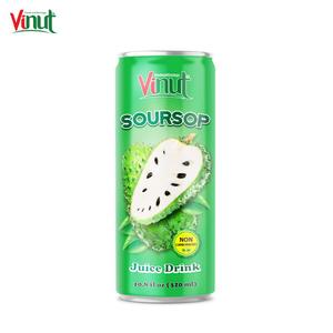 320ml Ingredientes naturales Bebida de jugo de Guanábana enlatada Etiqueta privada Directorio de proveedores a granel Empaquetado en botella - Product Image 2
