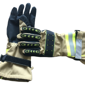 Guantes de Trabajo Resistentes de Cuero Vacuno para Trabajo en Clima Frío, Protección Contra Fuego, Guantes de Bombero - Product Image 2