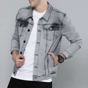 Chaqueta de mezclilla para hombre de alta calidad, diseño de moda, precio al por mayor, hecha a medida, personalizada. - Product Image 6