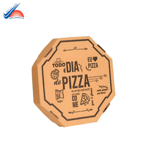 Boîte à pizza à emporter durable |   Emballage de pizza jetable compostable - Product Image 1