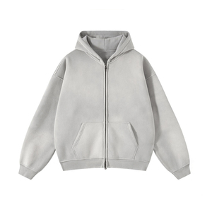 Sudadera con capucha de algodón y poliéster al por mayor, sudadera con capucha de forro polar cepillado premium, suministro directo de fábrica - Product Image 1
