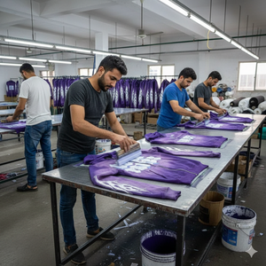 เสื้อฮู้ดดี้โอเวอร์ไซส์สีซีดจาง พิมพ์ลายโลโก้ตามสั่ง ผ้าเฟรนช์เทอร์รี่หนานุ่ม สตรีทแวร์ ขายส่ง เสื้อฮู้ดดี้แบบมีซิป - Product Image 3