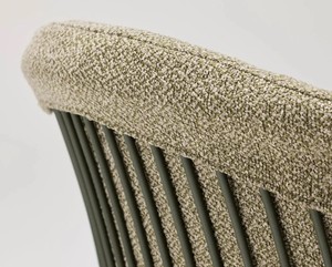 Modern Metal Frame Living Room <b>Chair</b> with Solid Back <b>Cushioned</b> Seat Minimalist Design Leisure Armchair for Home Furniture - Product Image 5