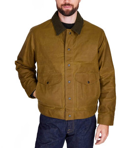 Veste de travail en jean d'hiver pour homme, haute qualité, vente en gros, fermeture éclair, broderie personnalisée sur le devant, style vintage, coupe-vent, respirante - Product Image 1