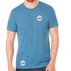 T-shirt à col rond - T-shirt en bambou/coton de qualité supérieure, séchage rapide, anti-boulochage, coupe douce - Product Image 2