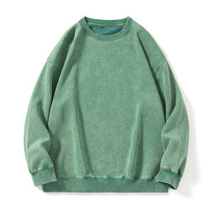 Sudadera Glory Personalizada de Felpa Cepillada con Efecto Lavado Vintage, Sudadera Retro con Efecto Batik, Sudadera Casual para Parejas - Product Image 2