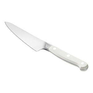 5.5 Inch Fine Edge Prep <b>Knife</b> Silver Blade White Three Rivet Handle Kitchen <b>Knife</b> for Vegetable Chopping Fruit <b>Slicing</b> Food Prep - Product Image 2
