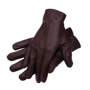 Hot Selling Custom Logo Full-Finger Waterproof UV Protection Breathable PU Leather <b>Gloves</b> For Outdoor for Driving Winter Wear - Product Image 5