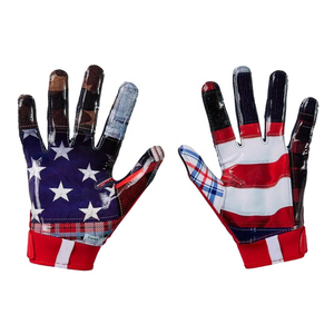 Gants de football américain personnalisés, fabrication OEM sous marque privée, gants de receveur ajustés, approvisionnement en gros pour les détaillants mondiaux - Product Image 4