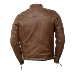 WISE WORLD INDUSTRIES Veste en cuir de vache de haute qualité pour femmes, respirante, coupe-vent, en cuir de vache véritable, doublure en coton - Product Image 1