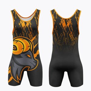 Nueva Llegada, Singlets de Lucha Personalizados con Logotipo Reversible, Impresos, de Alta Calidad, Transpirables, Hechos de Spandex/Poliéster, Fabricados en Pakistán, OEM - Product Image 4
