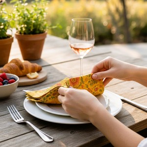 Floral Print <b>Cloth</b> Table <b>Napkins</b> Premium Dinner <b>Napkins</b> for <b>Wedding</b> Home Hotel Restaurant <b>Bulk</b> Supplier Low MOQ Sale Price - Product Image 4