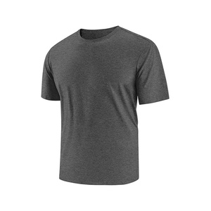 Men's Regular Fit Short Sleeve Solid Color Quick Dry O-Neck <b>T</b>-<b>Shirt</b> 100% <b>Polyester</b> Knitted Casual Style - Product Image 6