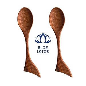 Cuillères en bois écologiques les plus vendues, 5,8 pouces, petites cuillères pour miel, confiture, condiments, lavage à la main uniquement, ustensiles de cuisine - Product Image 1