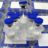 Prix d'usine, livraison rapide, vente en gros d'usine, poudre lyophilisée à 99% de peptide GHK-CU avec certificat COA, matière première cosmétique