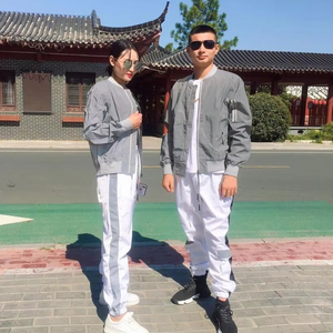 Veste de travail unisexe haute visibilité réfléchissante en polyester et maille, uniforme de sécurité blanc avec bordure noire pour usage extérieur - Product Image 6