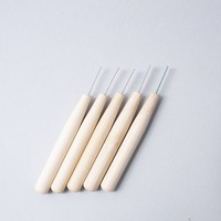 Brosse à dents interdentaire et cure-dents en bambou écologiques et souples avec poils en acier inoxydable pour adultes