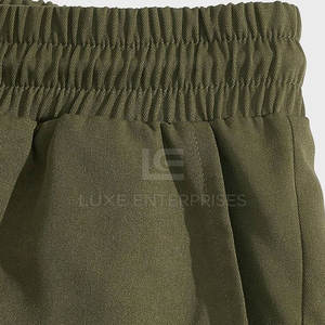 Pantalon cargo pour homme à taille haute, léger, coupe droite, avec plusieurs poches, 100% coton, marque privée - Product Image 5