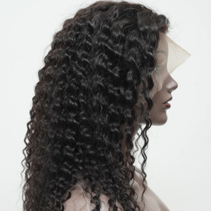 Hot Selling Raw Indian Curly Hair <b>Wigs</b> for <b>Black</b> Women Brazilian Human Hair Lace Frontal <b>Wig</b> 4c Edge <b>Wig</b> with Curly Baby Hair - Product Image 1