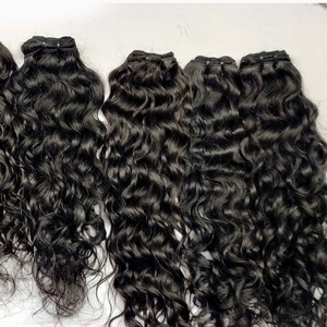 100% Extensions de cheveux indiens de meilleure qualité 18 pouces 30 pouces paquets de trame alignés de cuticules bouclées serrées - Product Image 2