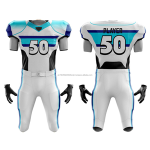 <b>Hot</b> Selling 100% Polyester Men's American Football Jersey New Blank Training Uniform Breathable Plus Size Printed Technics - Product Image 4