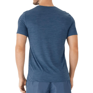 เสื้อยืดแขนสั้นผู้ชายผ้าฝ้าย 100% ทรงปกติ ระบายอากาศ แห้งเร็ว สีพื้นเรียบง่าย สวมใส่สบายสำหรับฤดูร้อน - Product Image 2