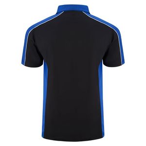 Polo de Hombre con Bloques de Color, Manga Corta, Tejido Transpirable, Estilo Casual - Product Image 3