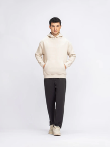 Vente en gros : Sweat à capuche streetwear oversize d'hiver, 100% coton molletonné épais, avec appliqué uni, dernière mode, haute qualité, motif dessin animé - Product Image 2