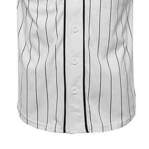 ชุดเสื้อเจอร์ซีย์กีฬาแบบติดกระดุมและกางเกงขายาวระดับข้อเท้าสำหรับฝึกซ้อมและแข่งขันเบสบอลซอฟต์บอล รับผลิตแบบ Private Label - Product Image 2