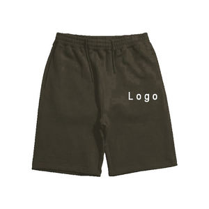 Shorts décontractés confortables pour hommes en gros, avec ourlet personnalisé, logo sur mesure, en toile polyester/coton, écologiques, respirants et à séchage rapide - Product Image 4