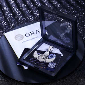 Pendentif en argent sterling 925 avec moissanite, style punk sauvage tendance, collier aile mondiale rotative pour hommes et femmes, personnalisable - Product Image 5