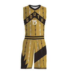 Conjunto de Uniforme de Baloncesto Sublimado Personalizado para Hombres y Jóvenes, Camisetas y Pantalones Cortos de Entrenamiento de Equipo de Tela de Malla Transpirable, Alta Calidad - Product Image 1