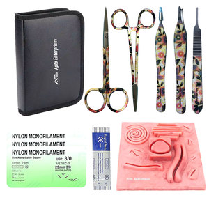 Stainless Steel Surgical Instruments for Medical Skin <b>Sutures</b> Anatomy Surgery <b>Suture</b> Training Practice <b>Kit</b> - Product Image 1