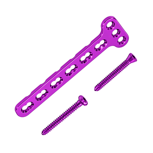 Placa T Dorsal Distal de 2.7mm con Bloqueo de Acero Inoxidable para Fijación Ósea, Set Ortopédico Manual para Reparación de Fracturas de Radio - Product Image 1