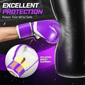 Wholesale Customised High Quality Professional Training MMA Sparring Kick Boxing Gloves <b>Hand</b> Grips Waterproof PU Leather - Product Image 5